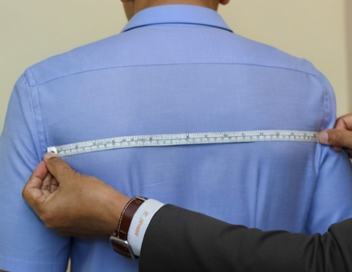 Back Width measurement guide