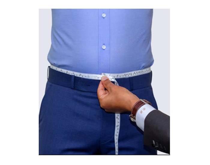 Waist measurement guide