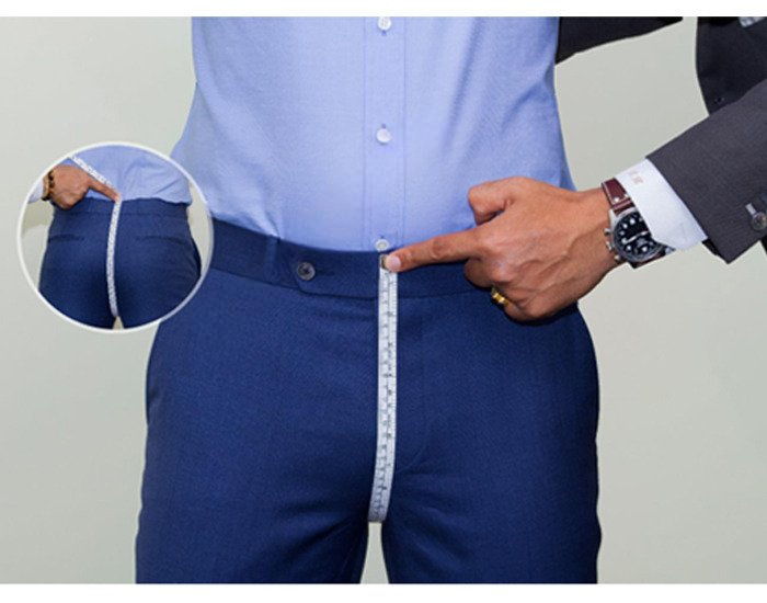 Crotch measurement guide